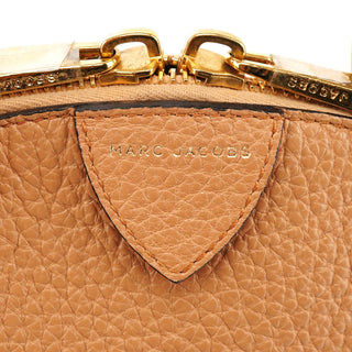 Marc Jacobs Beige Pebbled Leather Bowery 2-Way Bag
