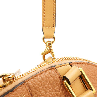 Marc Jacobs Beige Pebbled Leather Bowery 2-Way Bag