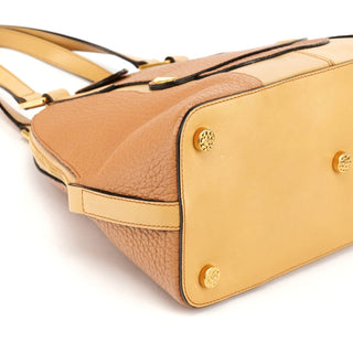 Marc Jacobs Beige Pebbled Leather Bowery 2-Way Bag