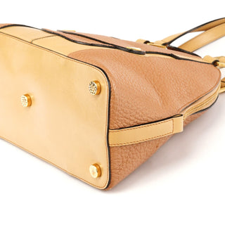 Marc Jacobs Beige Pebbled Leather Bowery 2-Way Bag