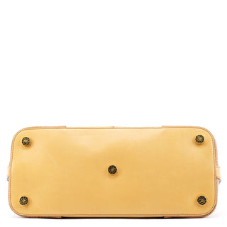Marc Jacobs Beige Pebbled Leather Bowery 2-Way Bag