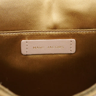 Marc Jacobs Beige Quilted Leather Buckle Shoulder Bag