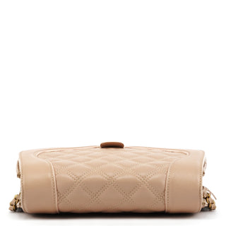 Marc Jacobs Beige Quilted Leather Buckle Shoulder Bag
