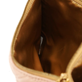 Marc Jacobs Beige Quilted Leather Buckle Shoulder Bag