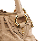 Marc Jacobs Beige Quilted Leather Stam 2-Way Bag