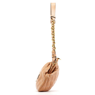 Marc Jacobs Beige Quilted Leather Stam Shoulder Bag
