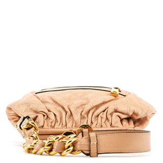 Marc Jacobs Beige Quilted Leather Stam Shoulder Bag