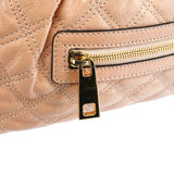 Marc Jacobs Beige Quilted Leather Stam Shoulder Bag