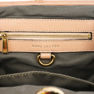 Marc Jacobs Beige Quilted Leather Stam Shoulder Bag