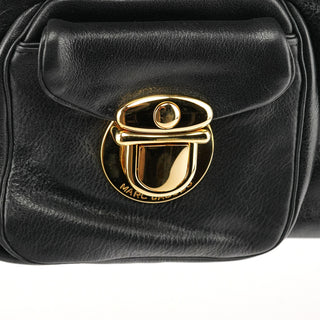 Marc Jacobs Black Leather Angela Multi-Pocket Shoulder Bag