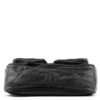 Marc Jacobs Black Leather Angela Multi-Pocket Shoulder Bag