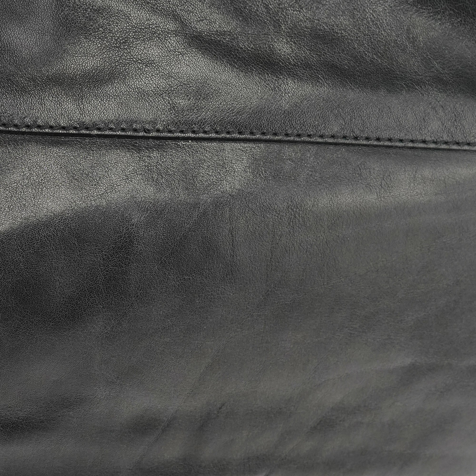 Marc Jacobs Black Leather Angela Multi-Pocket Shoulder Bag