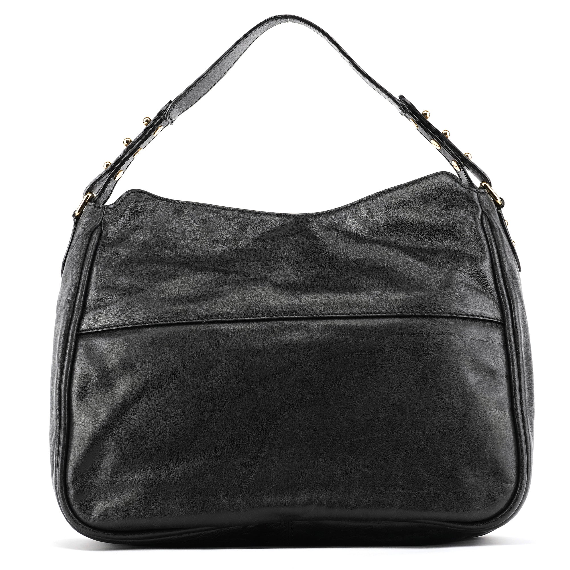 Marc Jacobs Black Leather Angela Multi-Pocket Shoulder Bag
