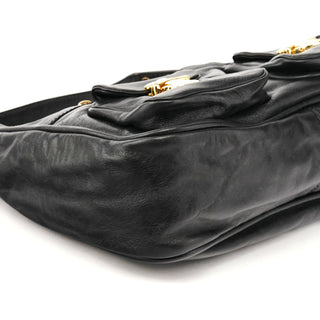 Marc Jacobs Black Leather Angela Multi-Pocket Shoulder Bag