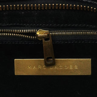 Marc Jacobs Black Leather Belt Tote Bag