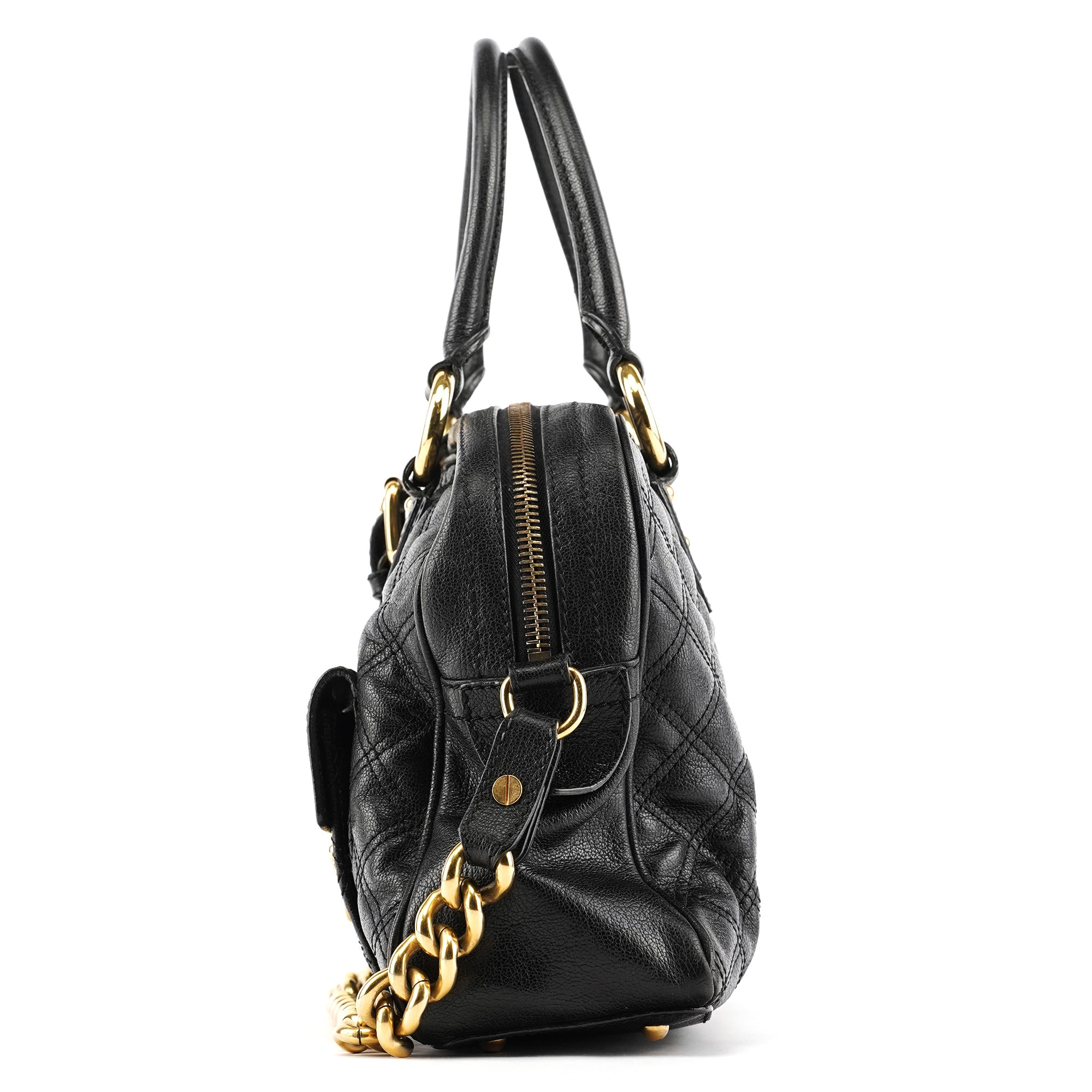 Marc Jacobs Black Leather Blake 2-Way Bag