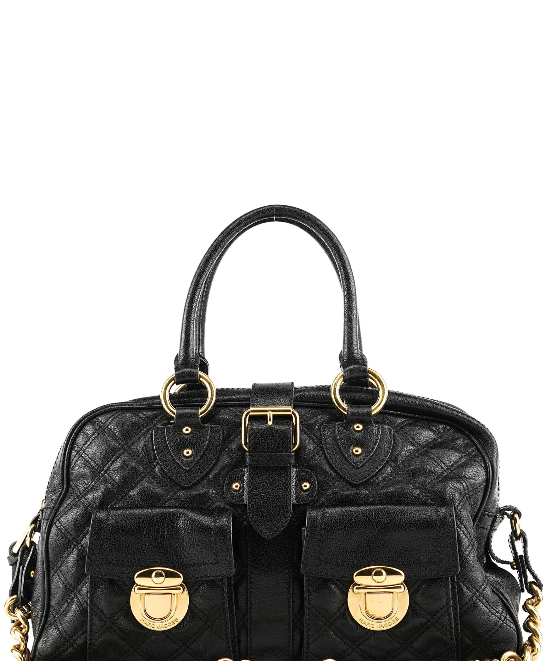 Marc Jacobs Black Leather Blake 2-Way Bag