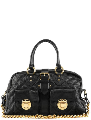 Marc Jacobs Black Leather Blake 2-Way Bag