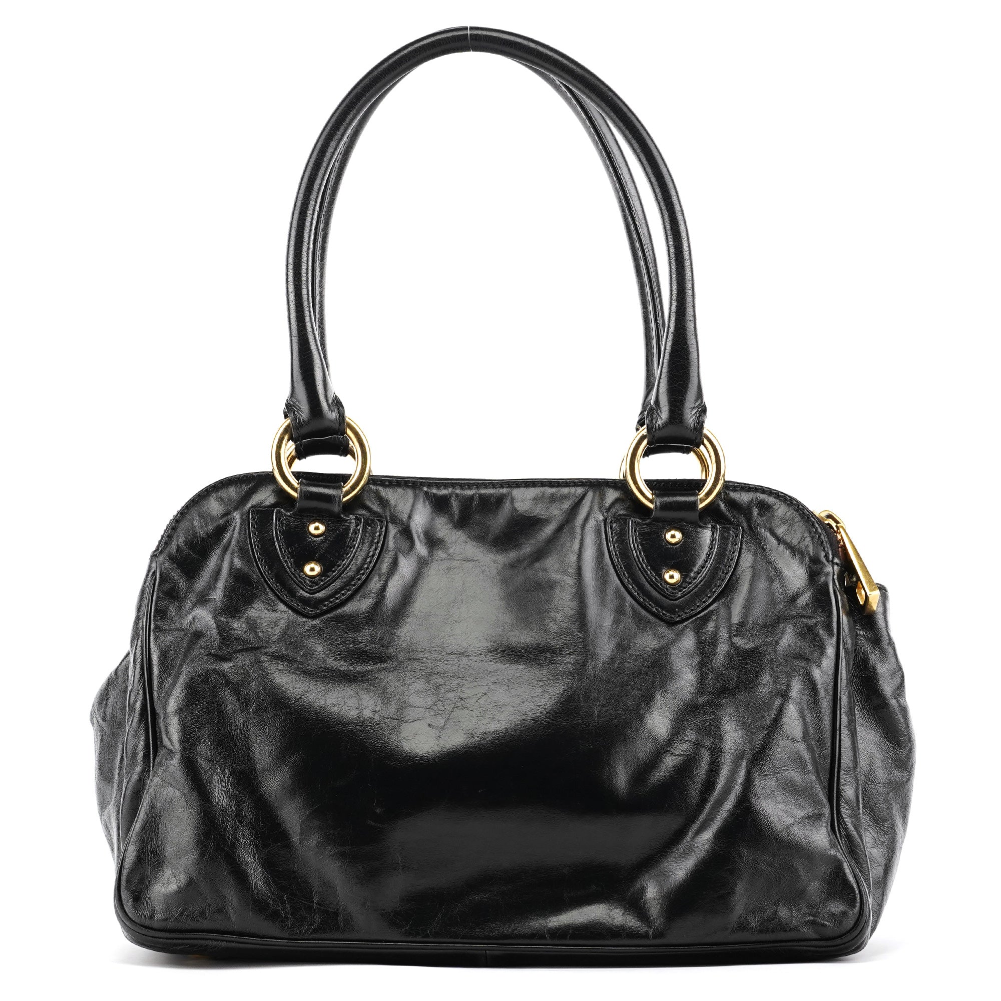 Marc Jacobs Black Leather Blake Multi-Pocket Tote Bag