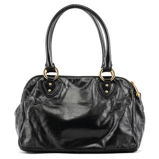 Marc Jacobs Black Leather Blake Multi-Pocket Tote Bag