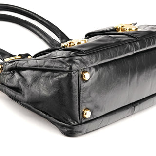 Marc Jacobs Black Leather Blake Multi-Pocket Tote Bag