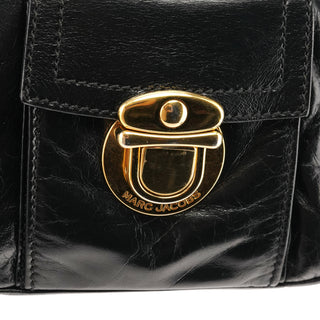 Marc Jacobs Black Leather Blake Multi-Pocket Tote Bag