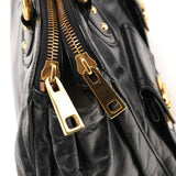Marc Jacobs Black Leather Blake Multi-Pocket Tote Bag