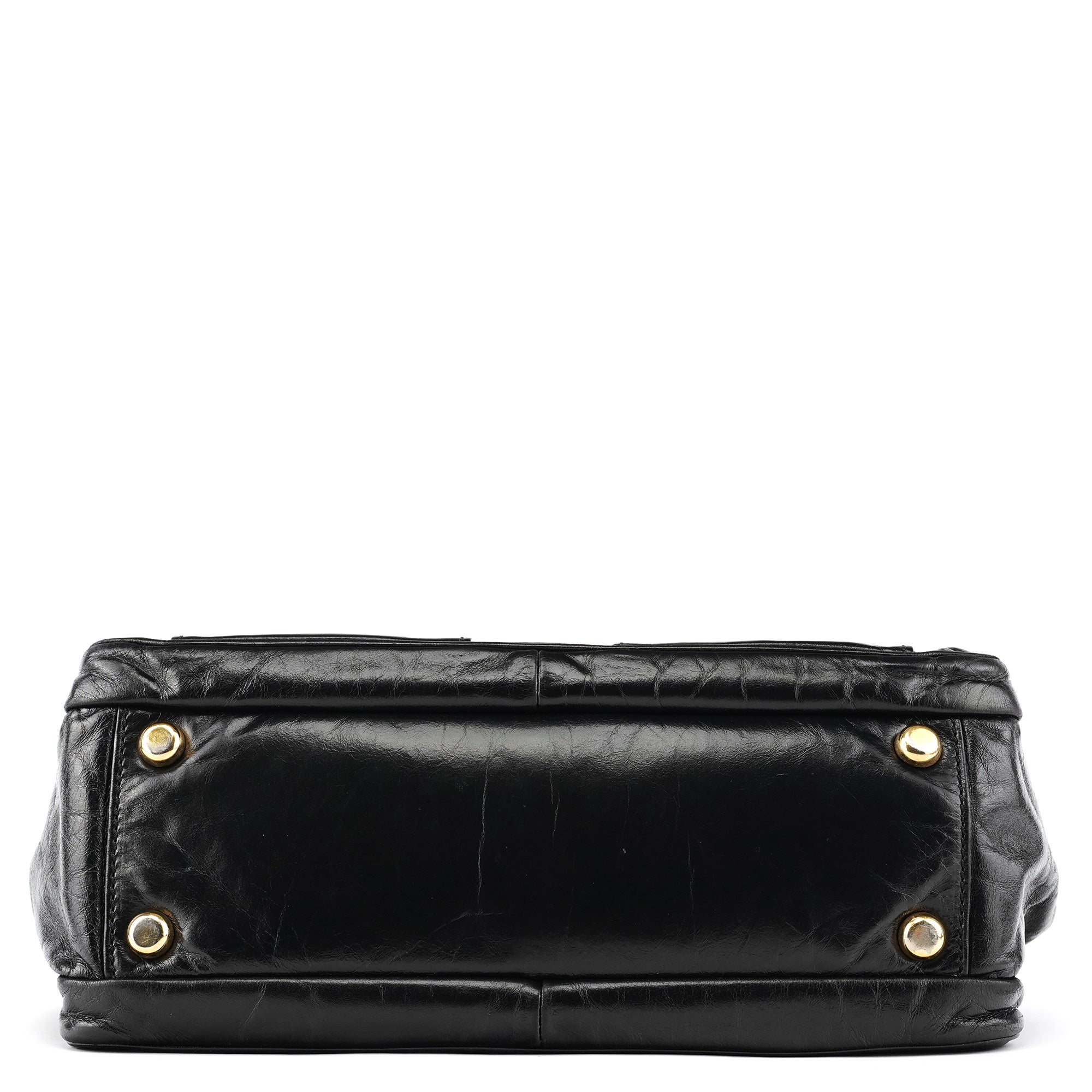 Marc Jacobs Black Leather Blake Multi-Pocket Tote Bag