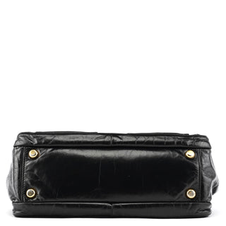 Marc Jacobs Black Leather Blake Multi-Pocket Tote Bag