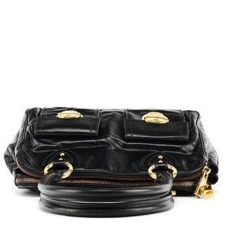 Marc Jacobs Black Leather Blake Multi-Pocket Tote Bag