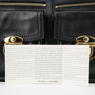 Marc Jacobs Black Leather Blake Shoulder Bag