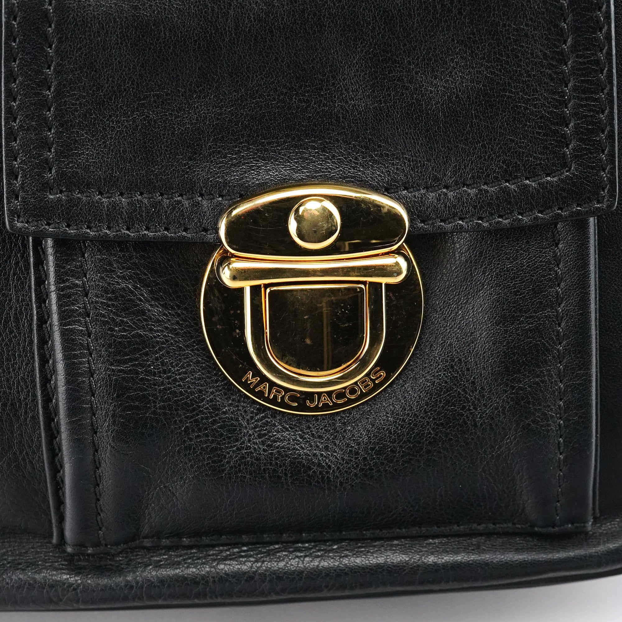 Marc Jacobs Black Leather Blake Shoulder Bag