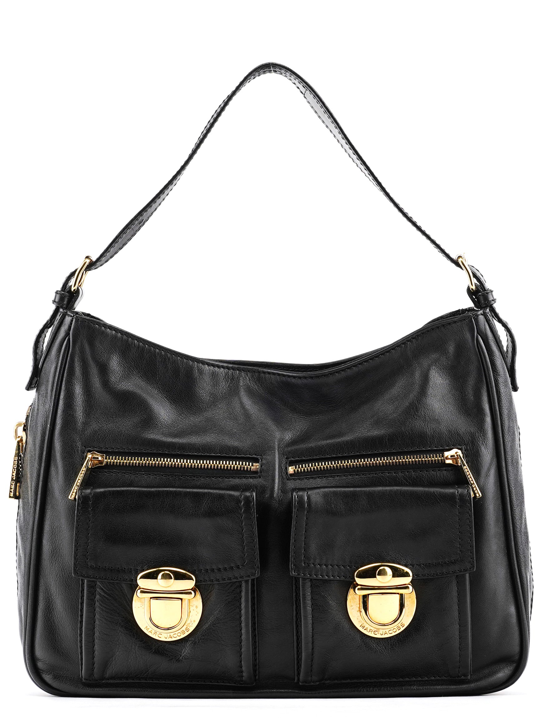 Marc Jacobs Black Leather Blake Shoulder Bag