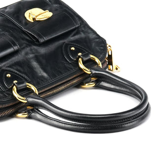 Marc Jacobs Black Leather Blake Tote Bag