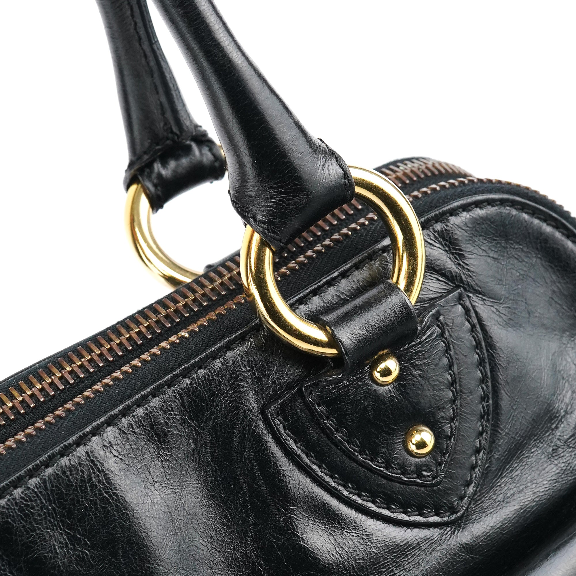 Marc Jacobs Black Leather Blake Tote Bag