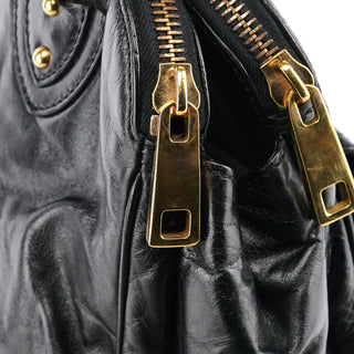 Marc Jacobs Black Leather Blake Tote Bag