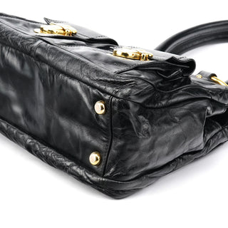 Marc Jacobs Black Leather Blake Tote Bag
