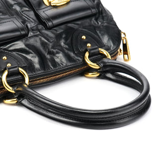 Marc Jacobs Black Leather Blake Tote Bag