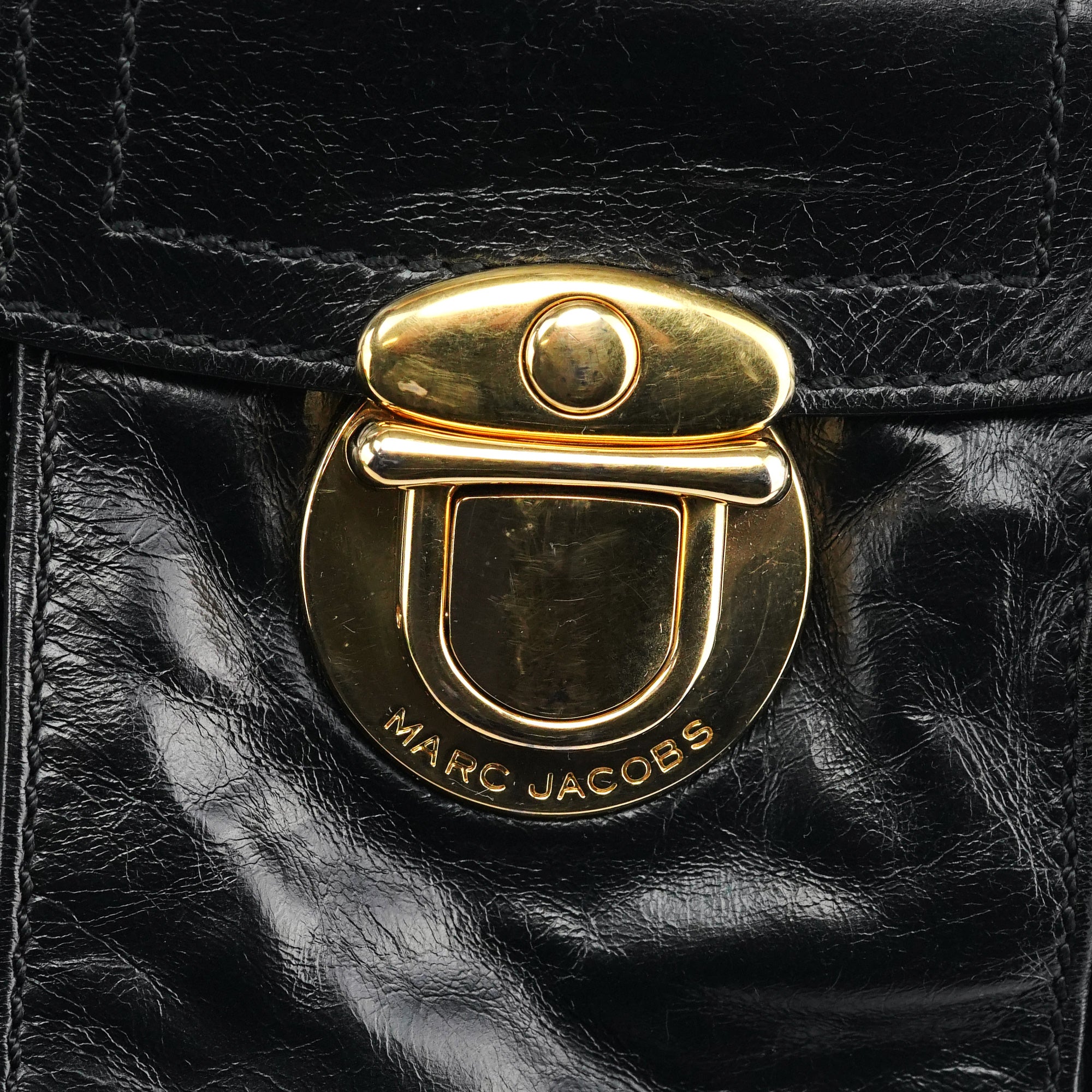 Marc Jacobs Black Leather Blake Tote Bag