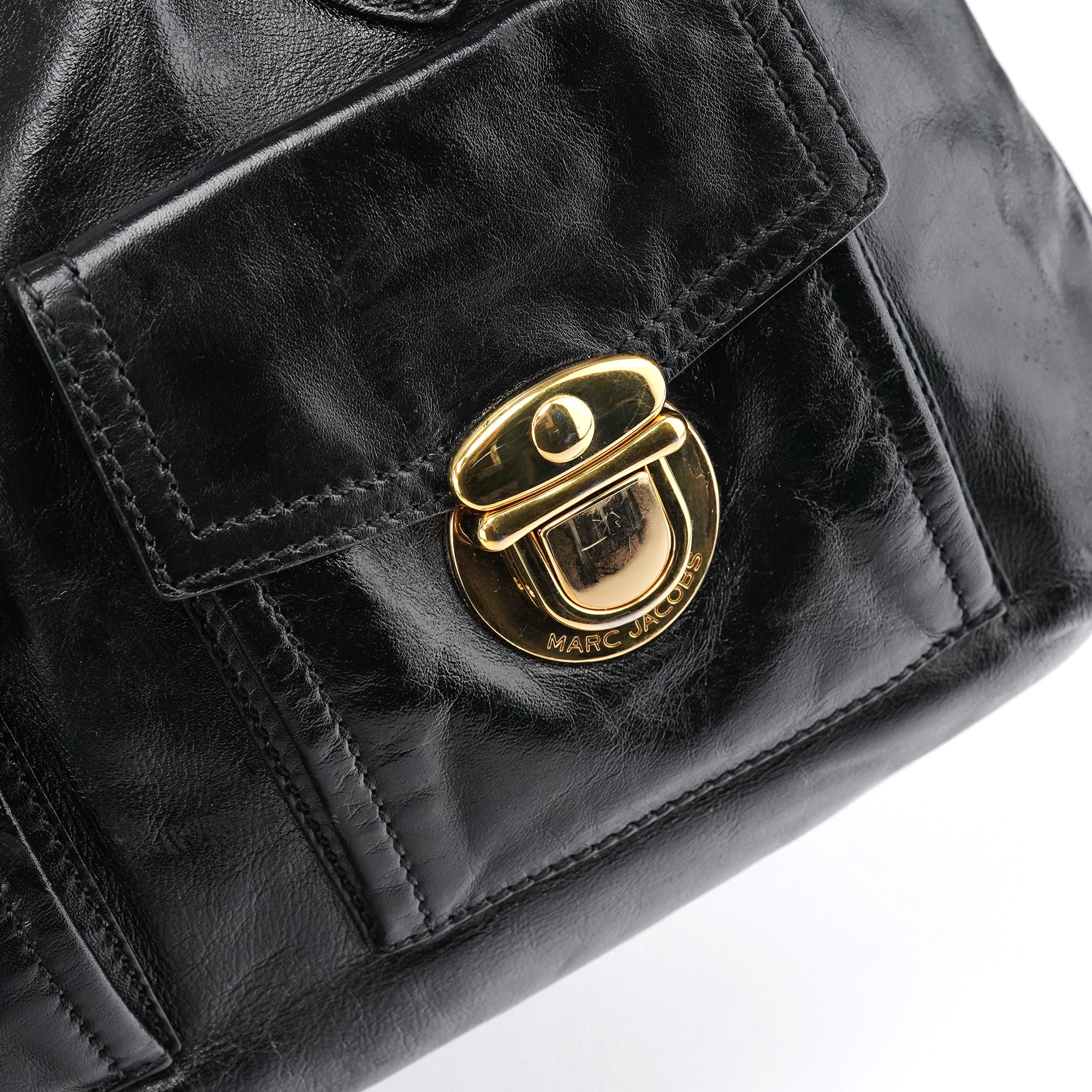 Marc Jacobs Sac deux portés Multi Pocket en cuir noir