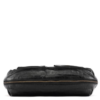 Marc Jacobs Black Leather Multi Pocket 2-Way Bag