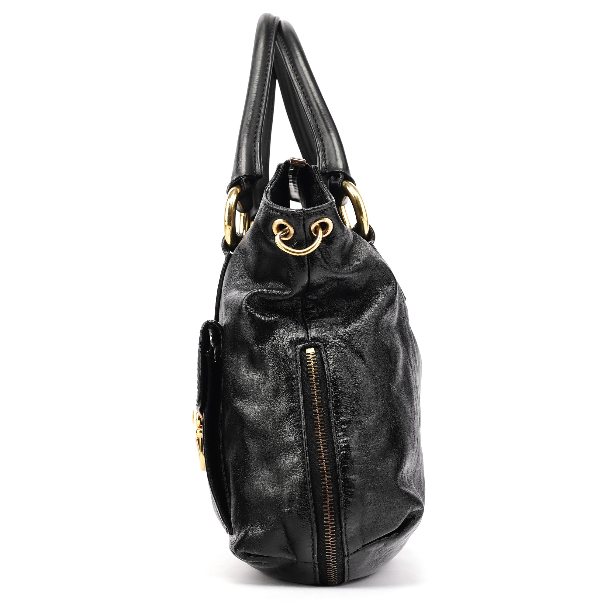 Marc Jacobs Sac deux portés Multi Pocket en cuir noir