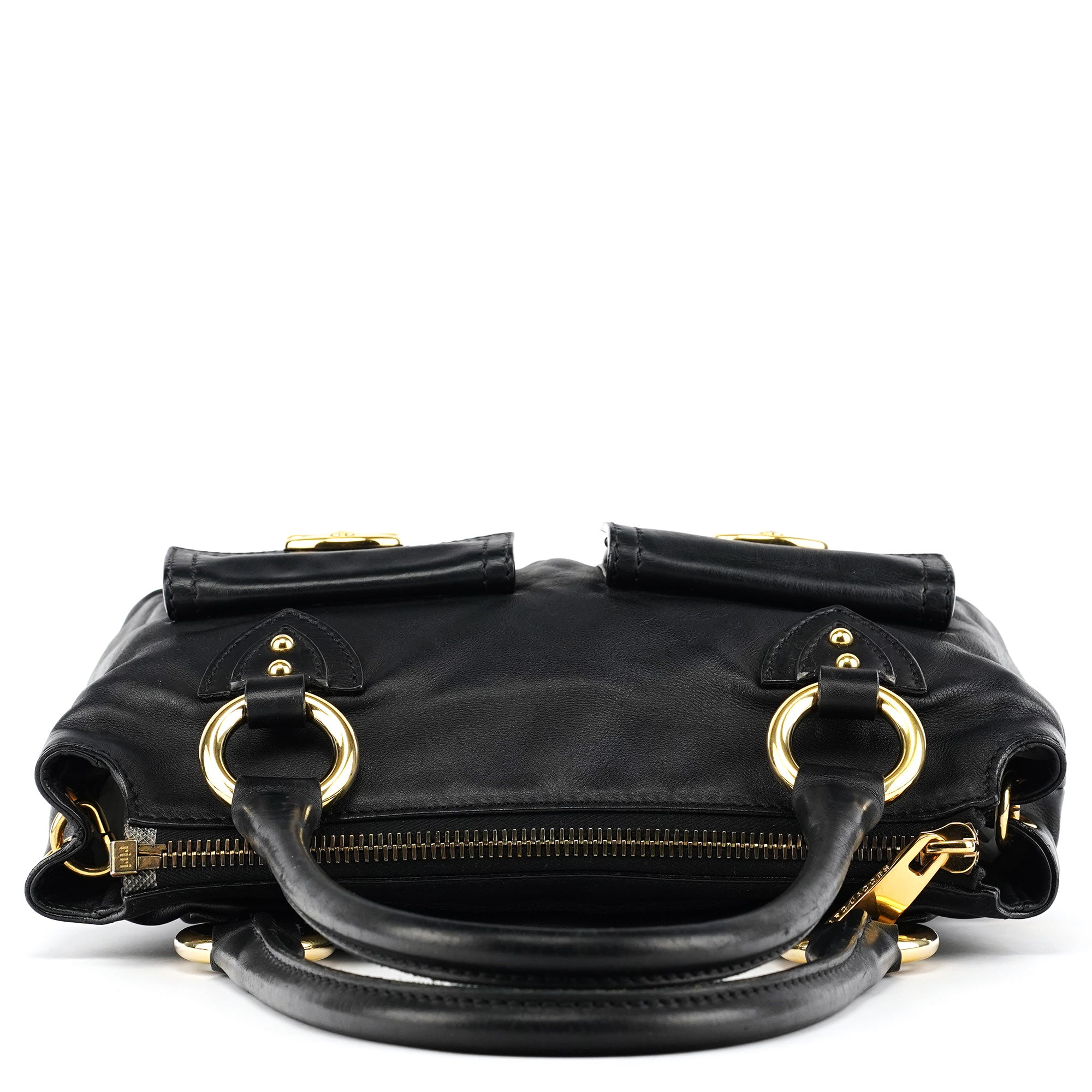 Marc Jacobs Black Leather Multi-Pocket 2-Way Bag