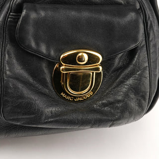 Marc Jacobs Black Leather Multi-Pocket Shoulder Bag