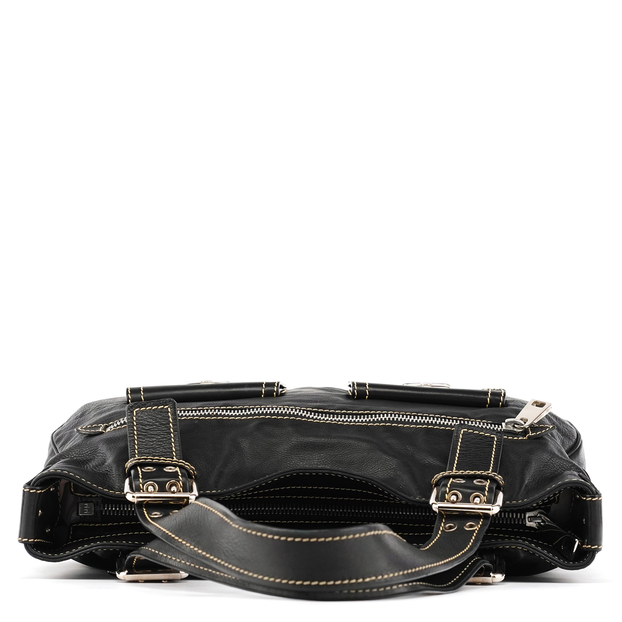 Marc Jacobs Sac cabas à poches en cuir noir