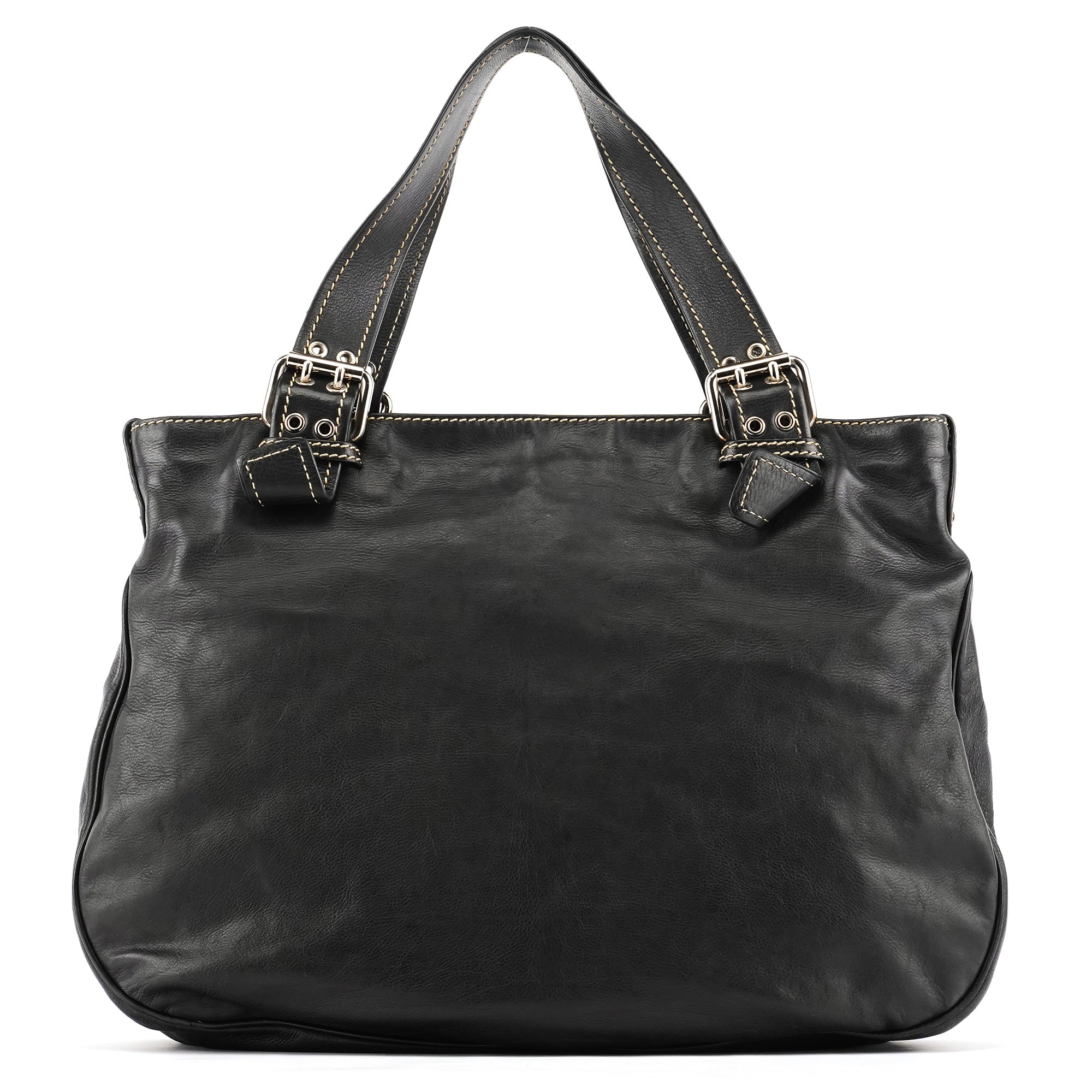 Marc Jacobs Sac cabas à poches en cuir noir