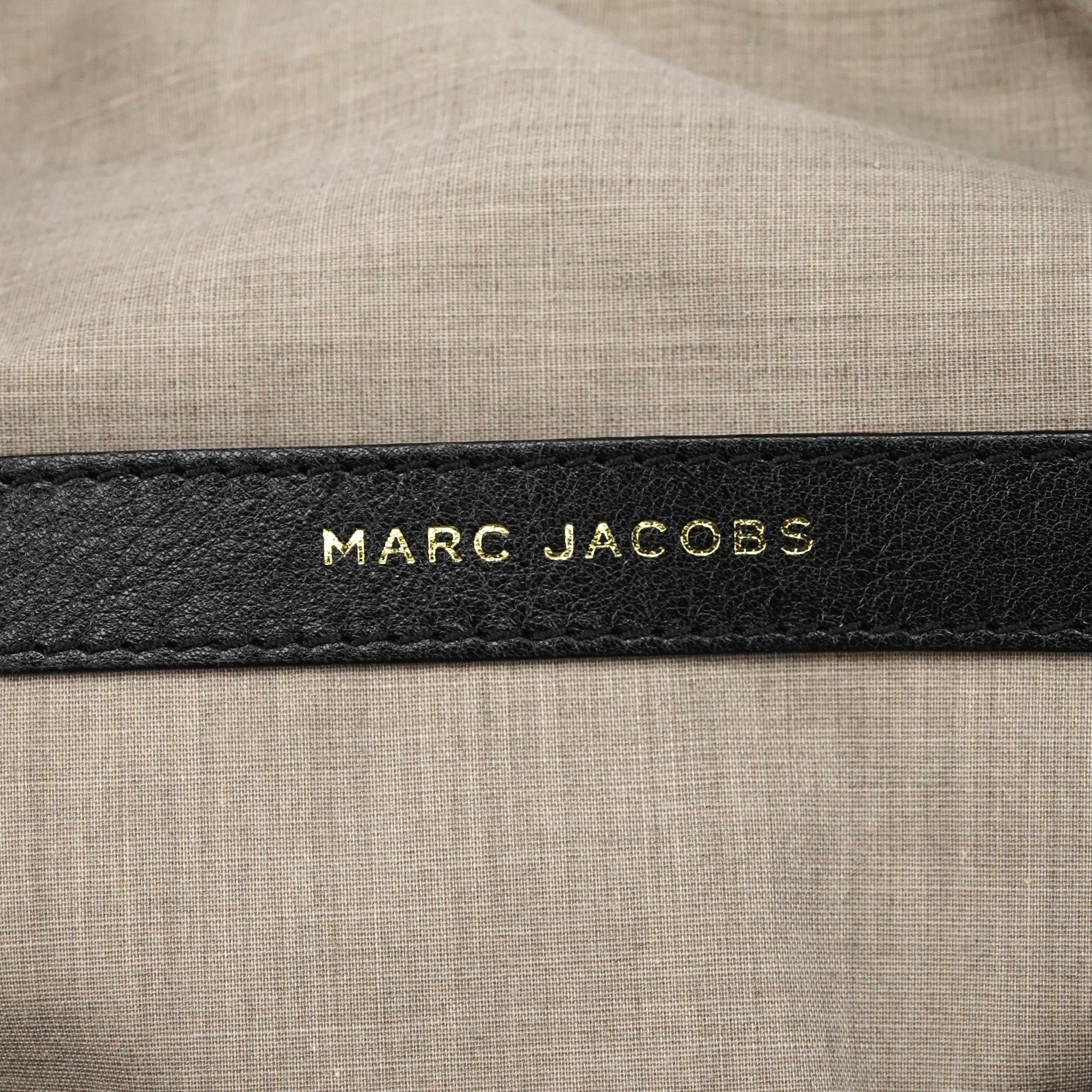 Marc Jacobs Black Leather Venetia Tote Bag