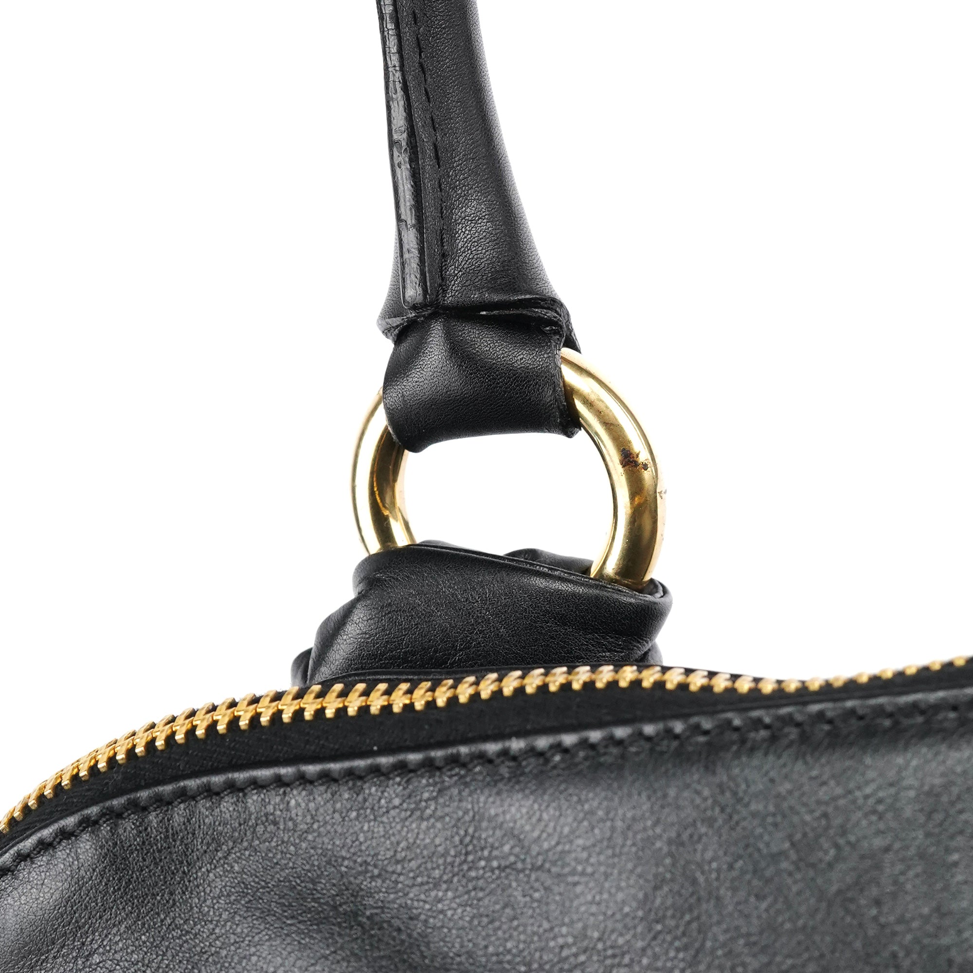 Marc Jacobs Black Leather Venetia Tote Bag