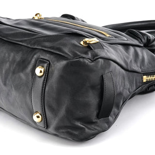 Marc Jacobs Black Leather Venetia Tote Bag