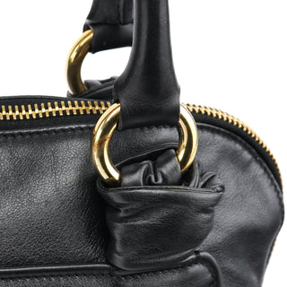 Marc Jacobs Black Leather Venetia Tote Bag